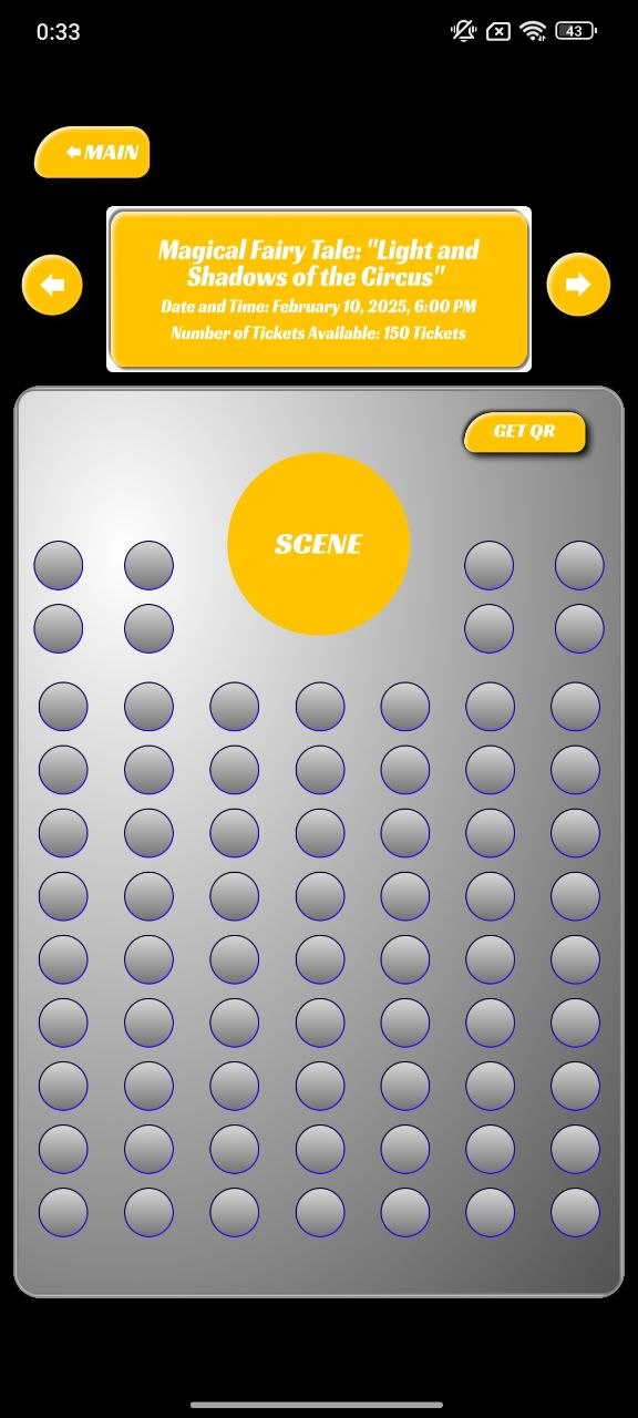 Contact zoo information screen